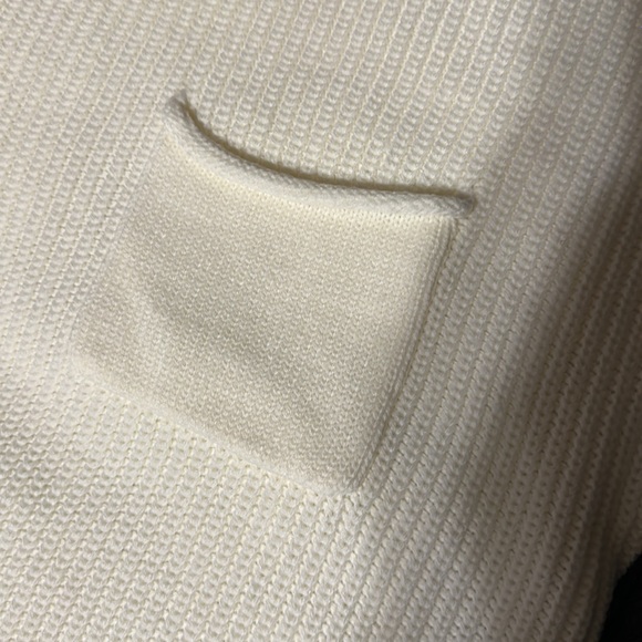 NWOT Ugerlov Knit PULLOVER SWEATER TOP SIZE M CREAMY WHITE COLOR - Picture 5 of 10